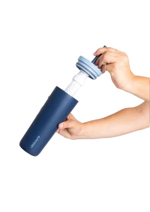 Lifestraw - LifeStraw Go Series Tumbler 18oz • Filterbeker RVS 💧