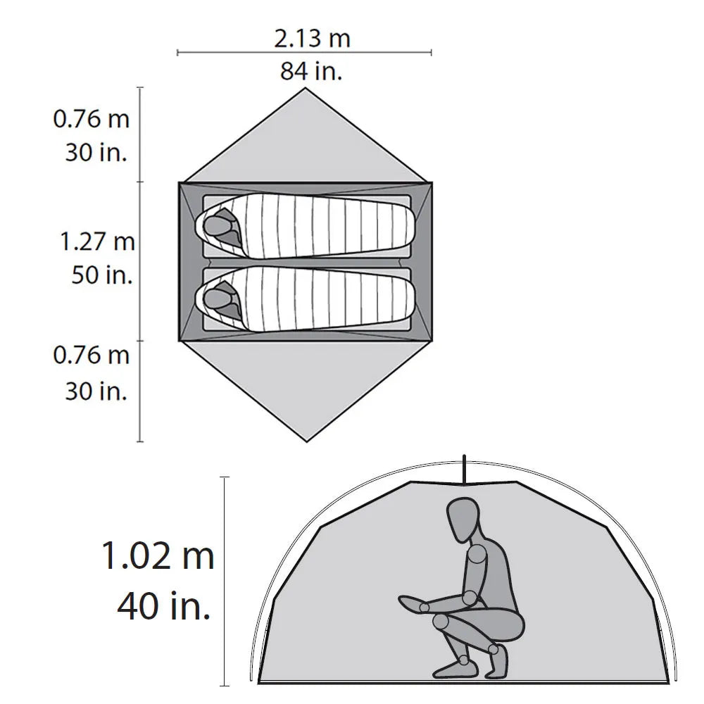 MSR Elixir 2 Tent - Groen - Outdoor Food