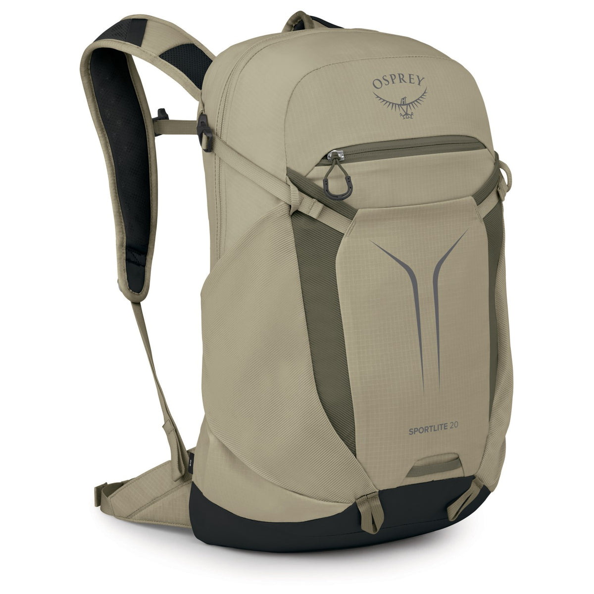 Osprey Sportlite 22 Olive Tan OS lichtgewicht olijfgroene wandelrugzak van 22 liter met ademend rugpand