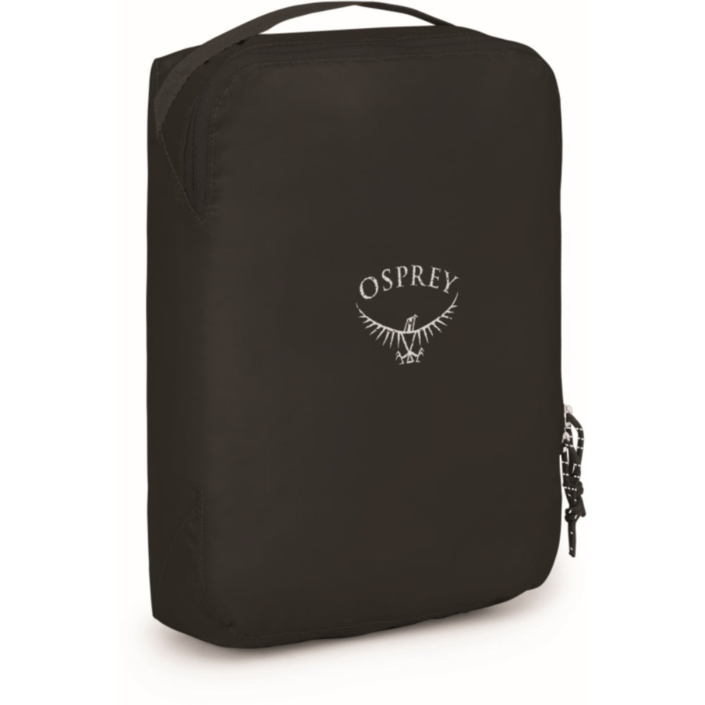 Osprey Ultralight Packing Cube Set in het zwart bestaande uit drie lichtgewicht opbergtassen van verschillende formaten voor bagage