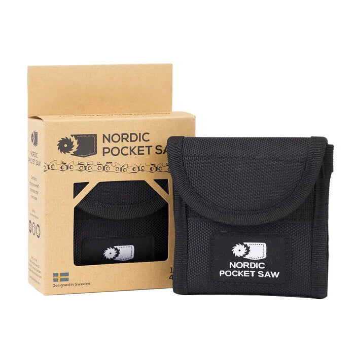 Nordic Pocket Saw Extended Green - Outdoor Food