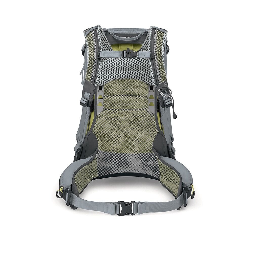 Osprey Sirrus 24 Medium Grey OS ademende grijze dames wandelrugzak van 24 liter met AirSpeed rugpand en regenhoes