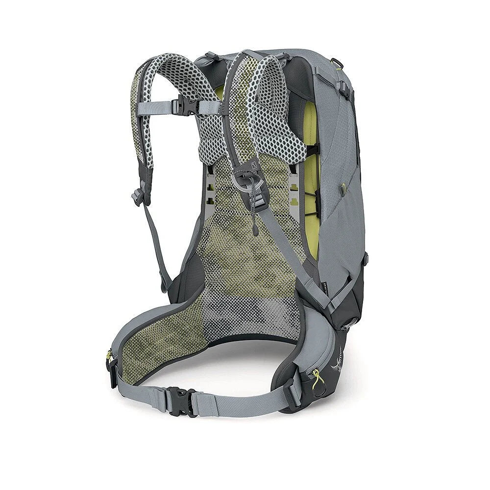 Osprey Sirrus 24 Medium Grey OS ademende grijze dames wandelrugzak van 24 liter met AirSpeed rugpand en regenhoes