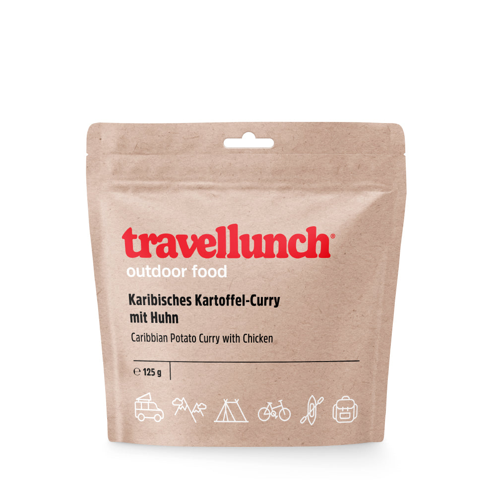 Travellunch • Caribische Aardappelcurry • Gevriesdroogde Maaltijd - Outdoor Food