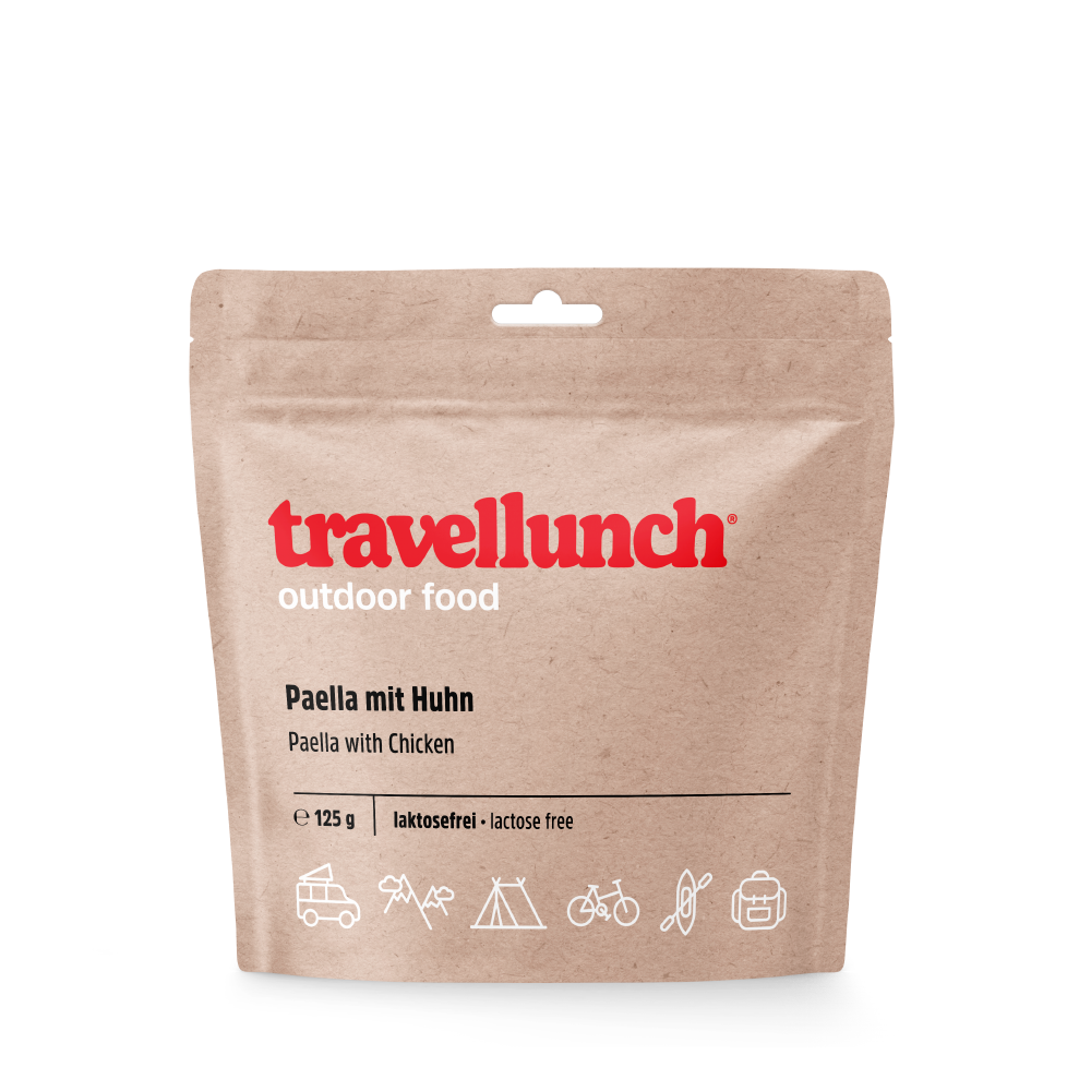 Travellunch • Paella met Kip • Vriesdroog Maaltijd - Outdoor Food