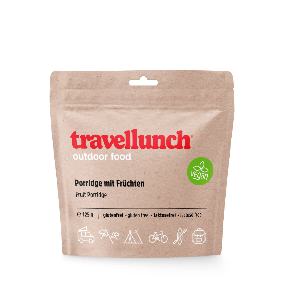 Travellunch • Fruit Porridge • Vegan & Glutenvrij Ontbijt - Outdoor Food
